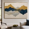 L005 | Amber Horizon – Warm Landscape Wall Art