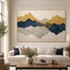L005 | Amber Horizon – Warm Landscape Wall Art