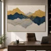 L005 | Amber Horizon – Warm Landscape Wall Art