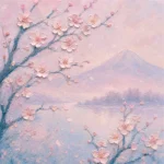 S011 | Blush Petal Mist – Floral Canvas Art | Impasto Oil Painting