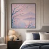 S011 | Blush Petal Mist – Floral Canvas Art | Impasto Oil Painting