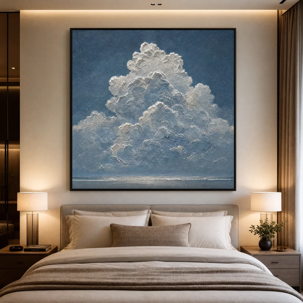 cloudlit-horizon-coastal-ocean-art-bedroom S008 | Cloudlit Horizon – Coastal Ocean Canvas Art