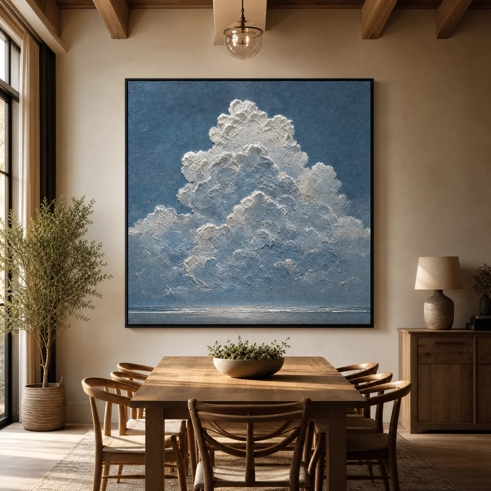 cloudlit-horizon-coastal-ocean-art-dinning-room S008 | Cloudlit Horizon – Coastal Ocean Canvas Art