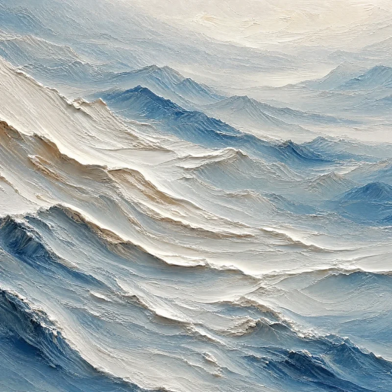 glacial-ridges-textured-abstract-canvas-art S009 | Glacial Ridges – Textured Abstract Canvas Art