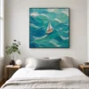 teal-crossing-coastal-ocean-canvas-art-bedroom-01 S010| Teal Crossing – Coastal Ocean Canvas Art