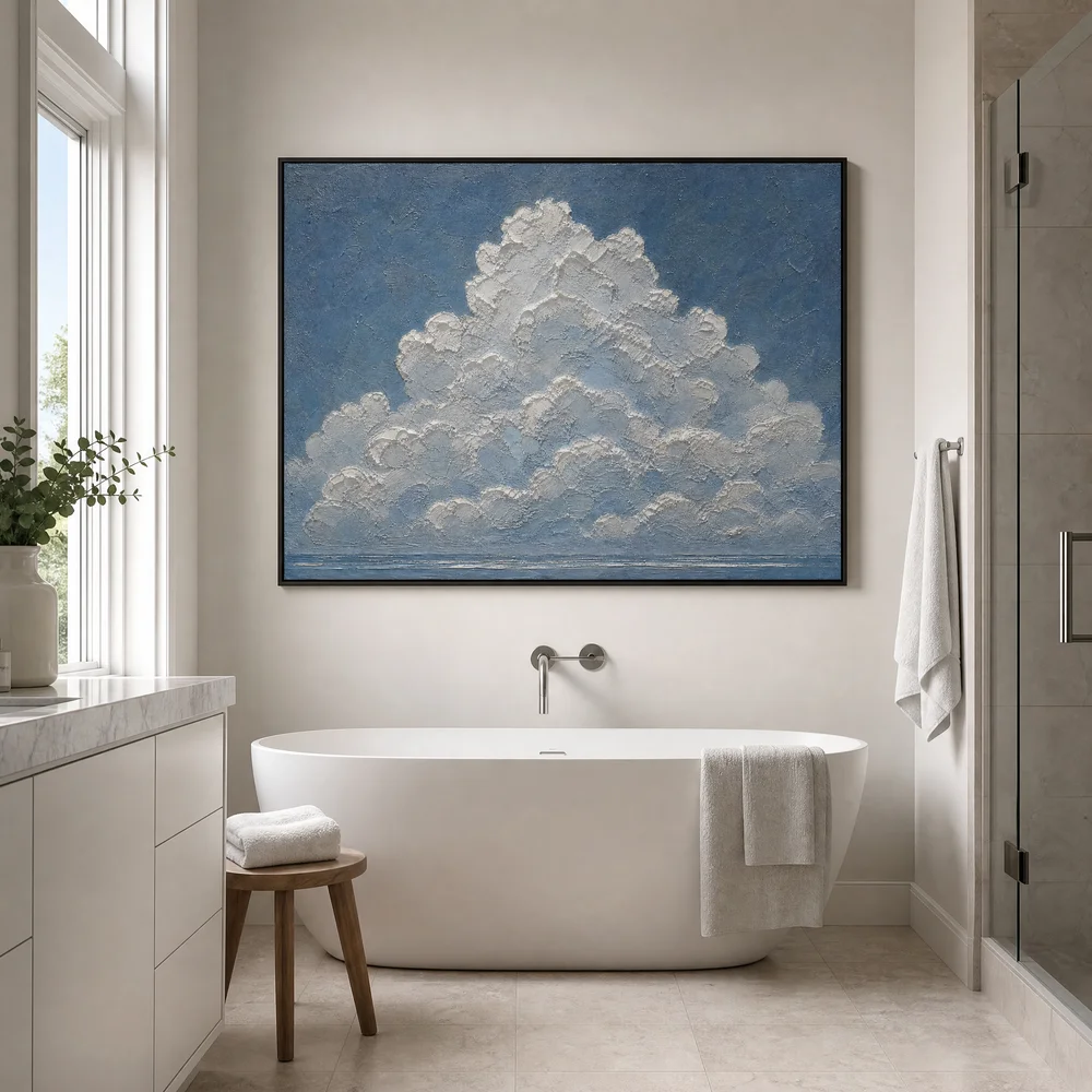 tempest-crown-impasto-seascape-canvas-art-bathroom-01 L004 | Tempest Crown – Impasto Seascape Canvas Art