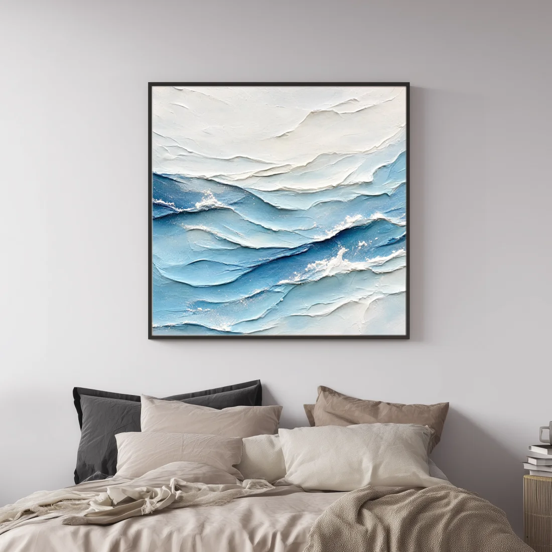 tidal-veil-abstract-ocean-canvas-art-bedroom-S-05 S007 | Tidal Veil – Abstract Ocean Canvas Art | Impasto Oil