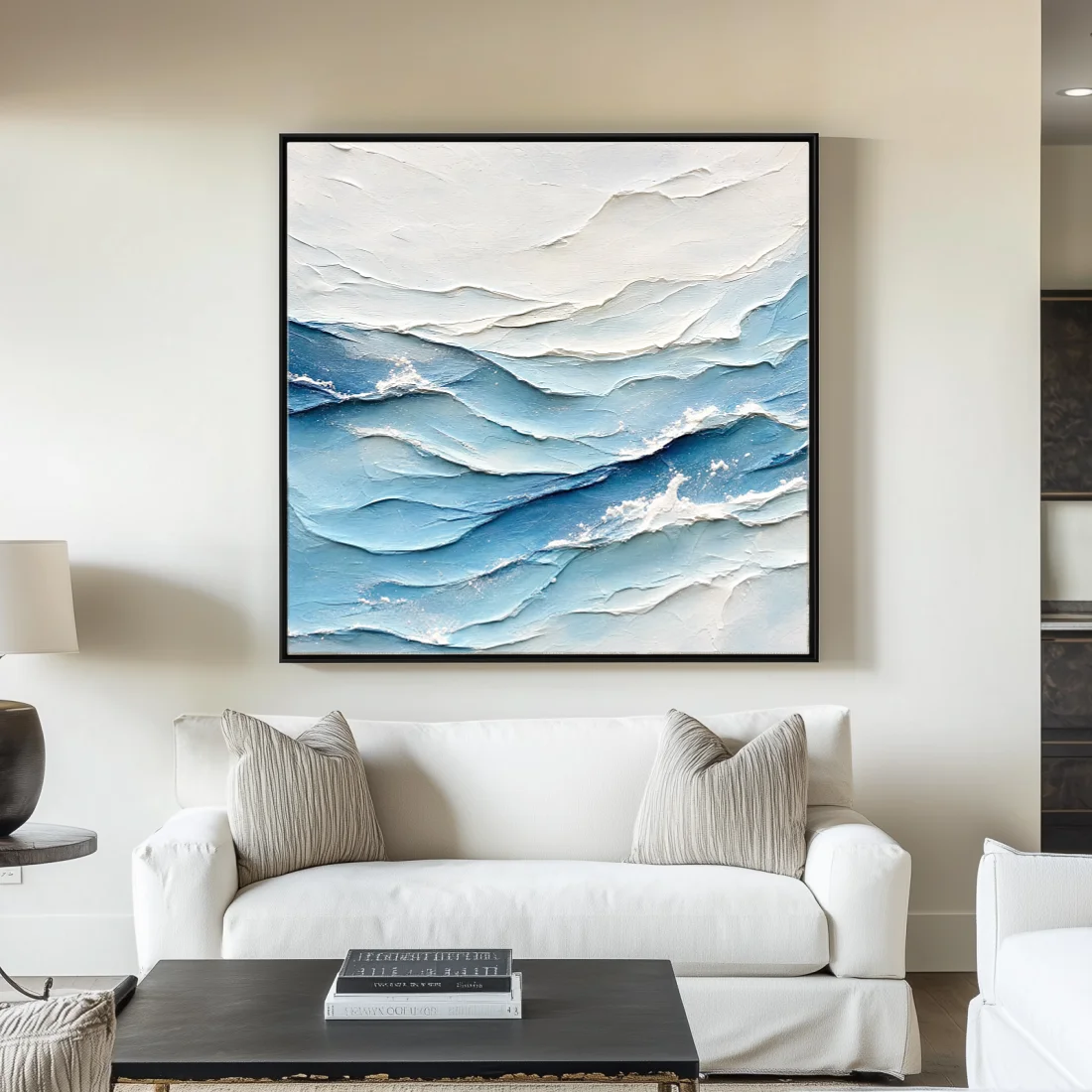 tidal-veil-abstract-ocean-canvas-art-living-room-S-04 S007 | Tidal Veil – Abstract Ocean Canvas Art | Impasto Oil