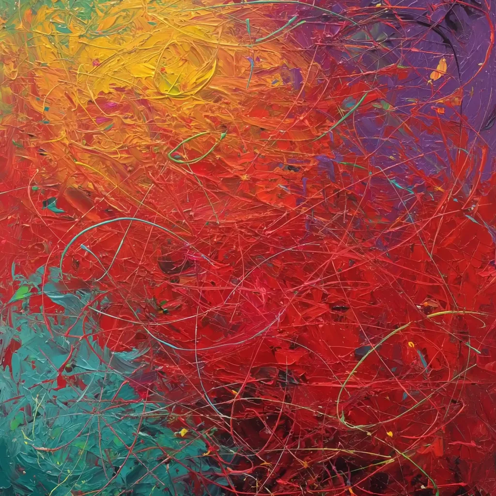 P003 | Crimson Reverie – Textured Abstract Canvas Art