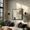 warm-earth-reverie-stairs-S-02 S005 | Warm Earth Reverie - Neutral Abstract Wall Art