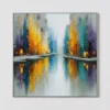 reflections-of-a-quiet-city-T-1x1-silver-frame-pure S001 | Reflections of a Quiet City