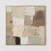 warm-earth-reverie-T-1x1-gold-frame-pure S005 | Warm Earth Reverie - Neutral Abstract Wall Art