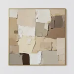 S005 | Warm Earth Reverie - Neutral Abstract Wall Art