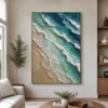 seafoam-drift-ocean-wave-wall-art-living-room-wall-art-01 P009 | Seafoam Drift - Ocean Wave Wall Art