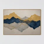 L005 | Amber Horizon – Warm Landscape Wall Art