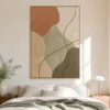 clay-over-sage-terracotta-abstract-wall-art-bedroom-01 P016 | Clay Over Sage - Terracotta Abstract Wall Art