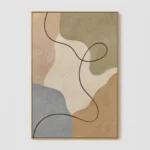 P013 | Crossing in Sage - Organic Line Wall Art