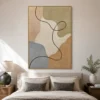 crossing-in-sage-organic-line-wall-art-bedroom-01 P013 | Crossing in Sage - Organic Line Wall Art