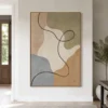 crossing-in-sage-organic-line-wall-art-entryway-01 P013 | Crossing in Sage - Organic Line Wall Art