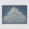 tempest-crown-impasto-seascape-canvas-art-T-4x3-black-frame-pure L004 | Tempest Crown – Impasto Seascape Canvas Art