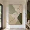 green-turn-sage-green-abstract-wall-art-entry-01 P014 | The Green Turn - Sage Green Abstract Wall Art