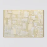L007 | Limewash – Beige Textured Wall Art