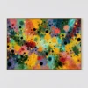 chromatic-storm-T-3x2-gold-frame-pure L003 | Chromatic Storm – Textured Abstract Canvas Art