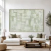 L009 | Sage Plaster - Green Textured Wall Art