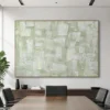 L009 | Sage Plaster - Green Textured Wall Art