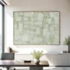 L009 | Sage Plaster - Green Textured Wall Art
