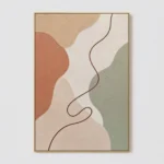 P011 | Soft Contour - Minimalist Abstract Canvas Art