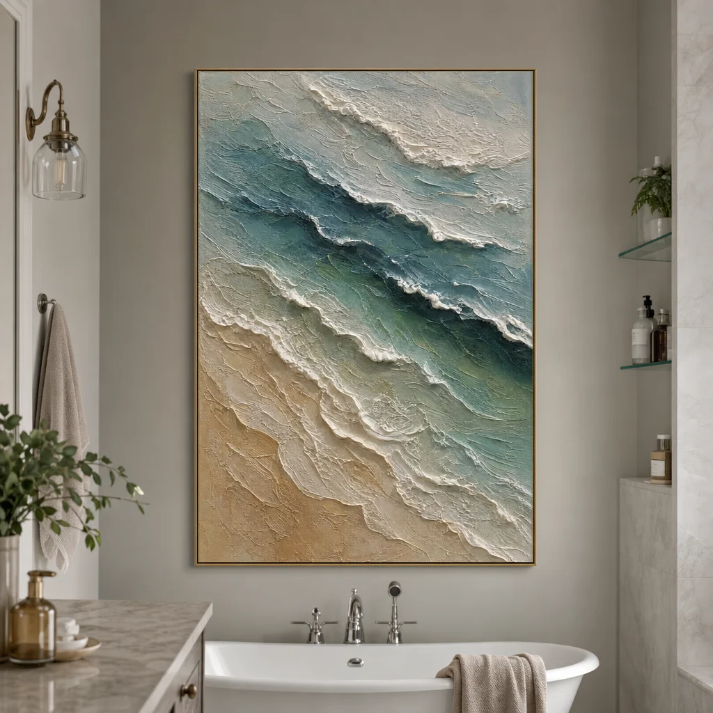 P010 | The Foam Line - Ocean Wave Wall Art