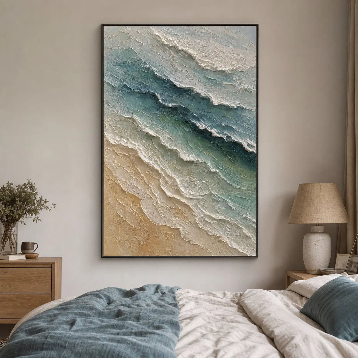 P010 | The Foam Line - Ocean Wave Wall Art