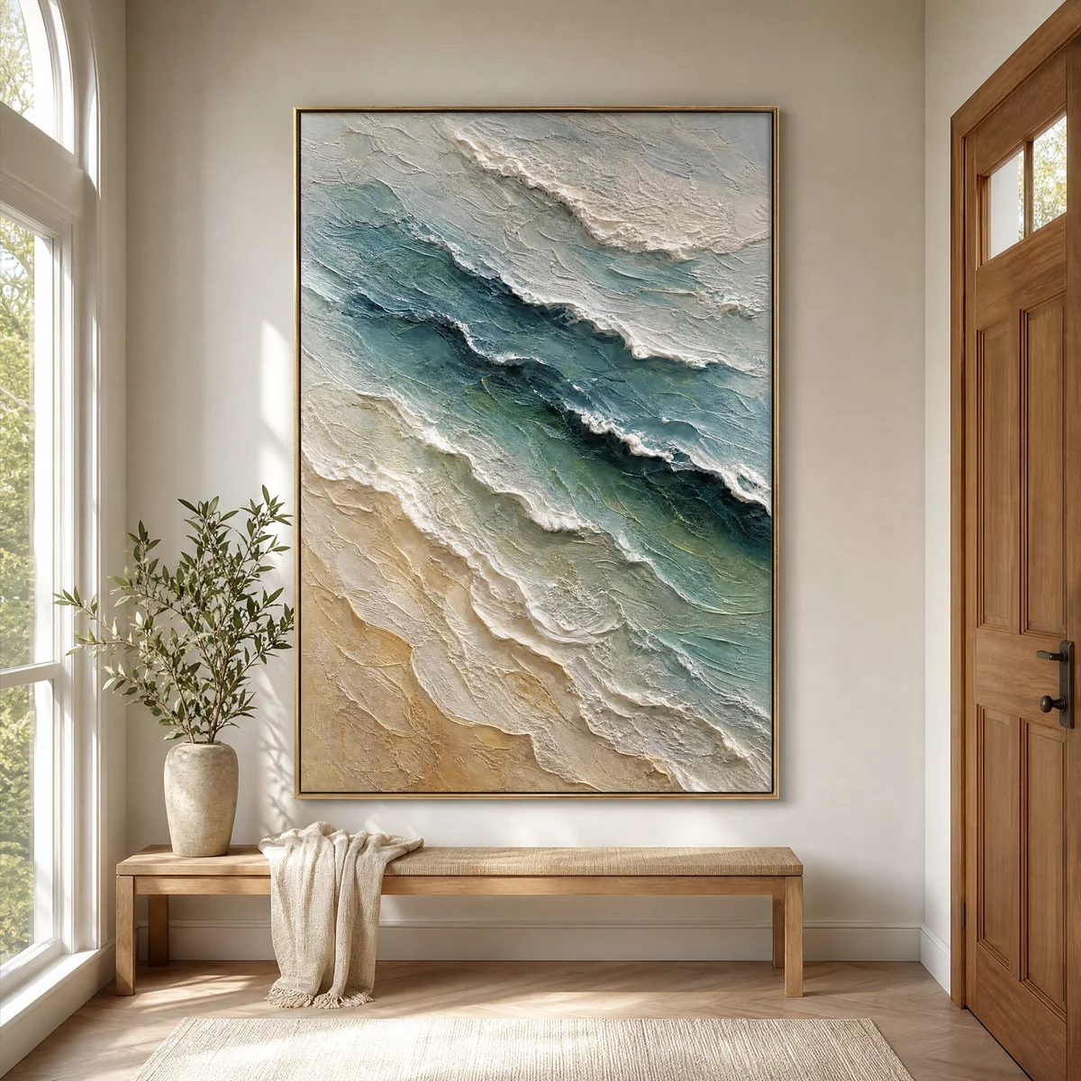 P010 | The Foam Line - Ocean Wave Wall Art