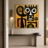 black-ochre-sentinel-mid-century-wall-art-scene-04 S014 | Black Ochre Sentinel – Mid Century Wall Art