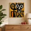 black-ochre-sentinel-mid-century-wall-art-scene-05 S014 | Black Ochre Sentinel – Mid Century Wall Art