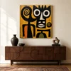 black-ochre-sentinel-mid-century-wall-art-scene-06 S014 | Black Ochre Sentinel – Mid Century Wall Art