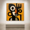 circle-guardian-boho-figurative-wall-art-scene-2 S028 | Circle Guardian – Boho Figurative Wall Art