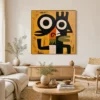 crown-sentinel-mid-century-wall-art-scene-4 S032 | Crown Sentinel – Mid Century Wall Art