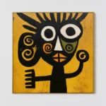 S016 | Crowned Judge – Figurative Abstract Wall Art
