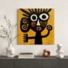 S016 | Crowned Judge – Figurative Abstract Wall Art