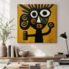 S016 | Crowned Judge – Figurative Abstract Wall Art