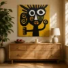 S016 | Crowned Judge – Figurative Abstract Wall Art