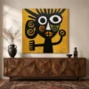 S016 | Crowned Judge – Figurative Abstract Wall Art