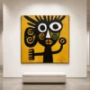 S016 | Crowned Judge – Figurative Abstract Wall Art