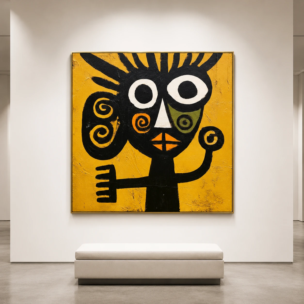 S016 | Crowned Judge – Figurative Abstract Wall Art