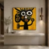 S016 | Crowned Judge – Figurative Abstract Wall Art