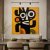 glyph-guardian-figurative-abstract-wall-art-scene-2 S026 | Glyph Guardian – Figurative Abstract Wall Art