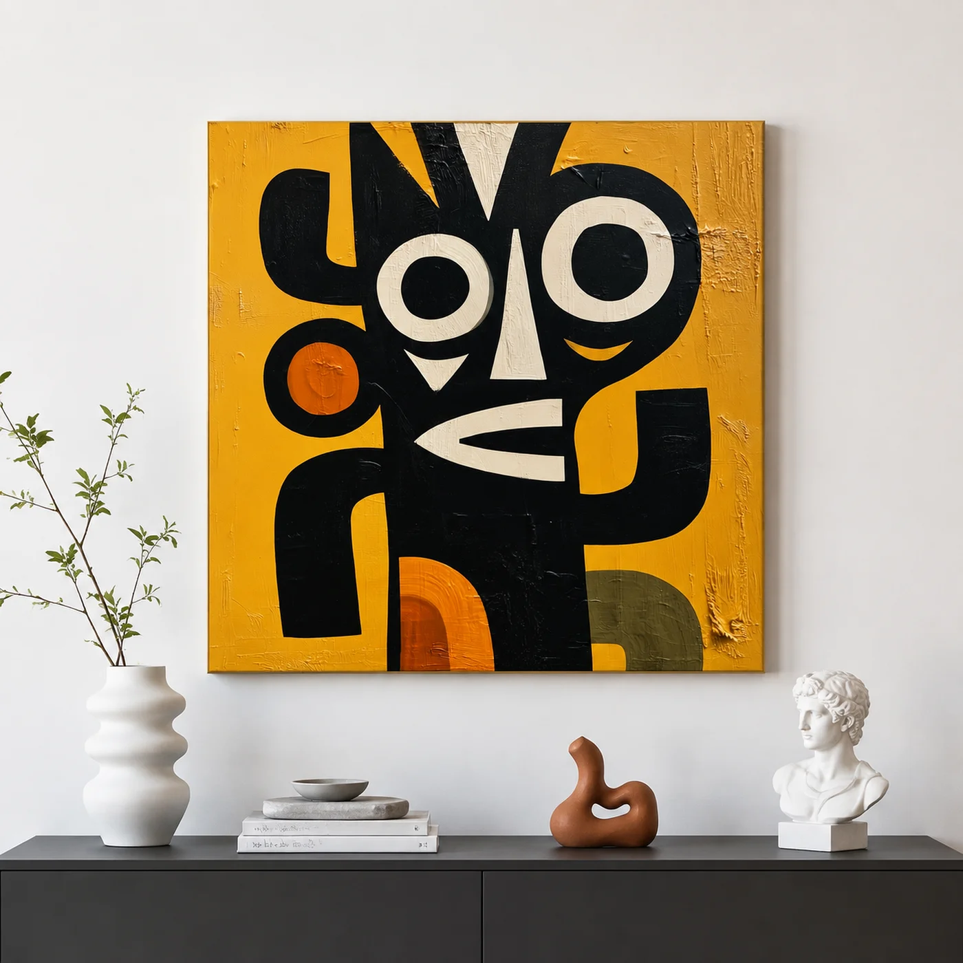 glyph-guardian-figurative-abstract-wall-art-scene-5 S026 | Glyph Guardian – Figurative Abstract Wall Art