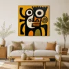 ivory-mask-witness-figurative-abstract-painting-scene-1 S031 | Ivory Mask Witness – Figurative Abstract Painting